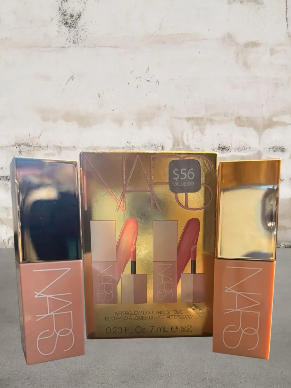 NARS $56 MSRP Mini Afterglow Liquid Blush Duo NIB